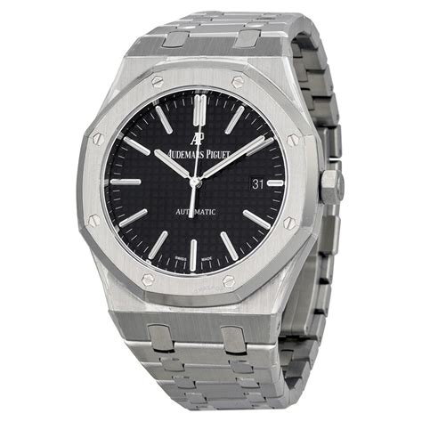 die audemars piguet royal oak black baton|Piguet royal oak watch price.